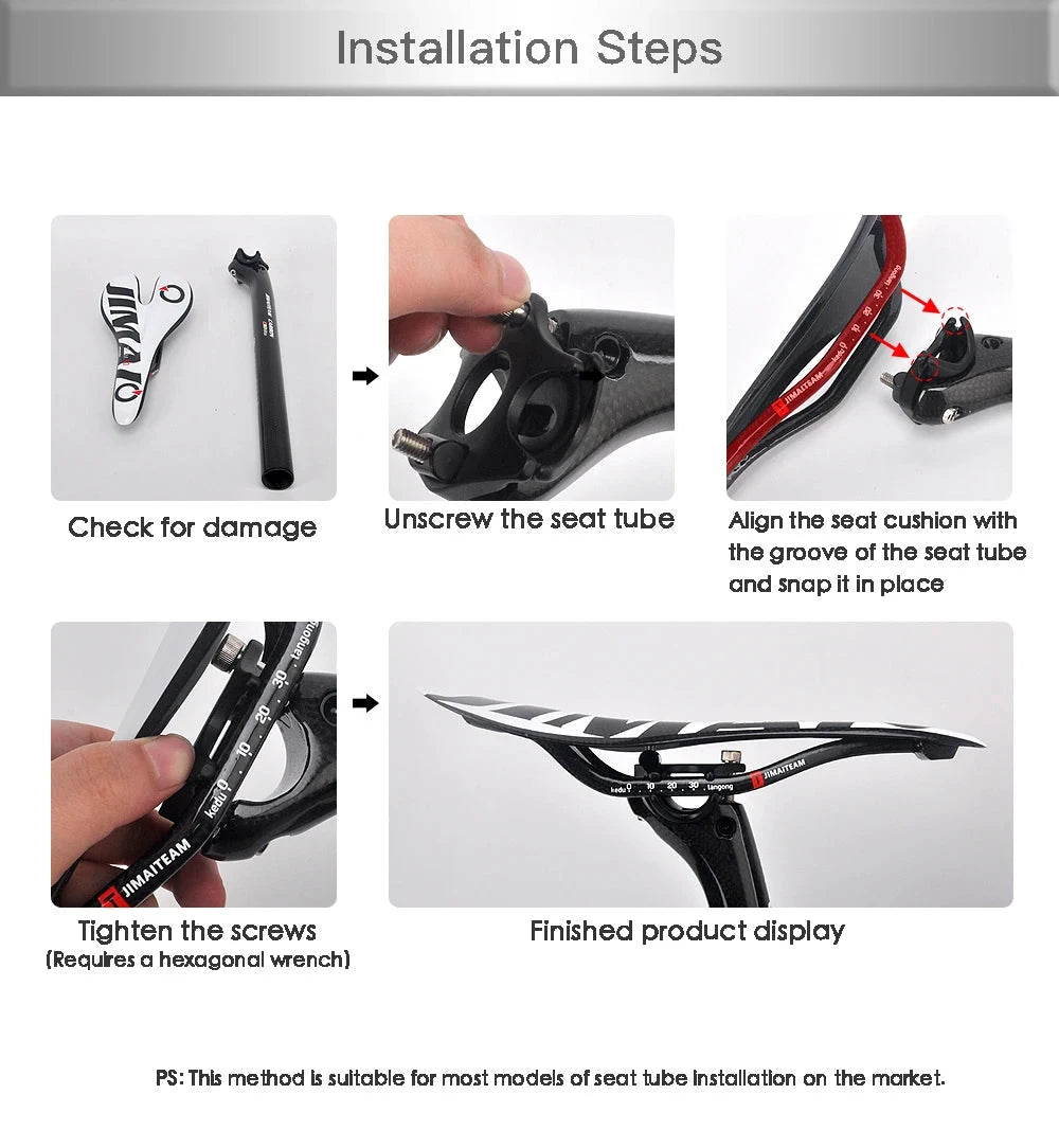 Bicycle saddle Carbon saddle Saddle racing bike saddle bicycles mtb accessories for mountain bike 270*130mm Cycling Saddle MANDOTOS
