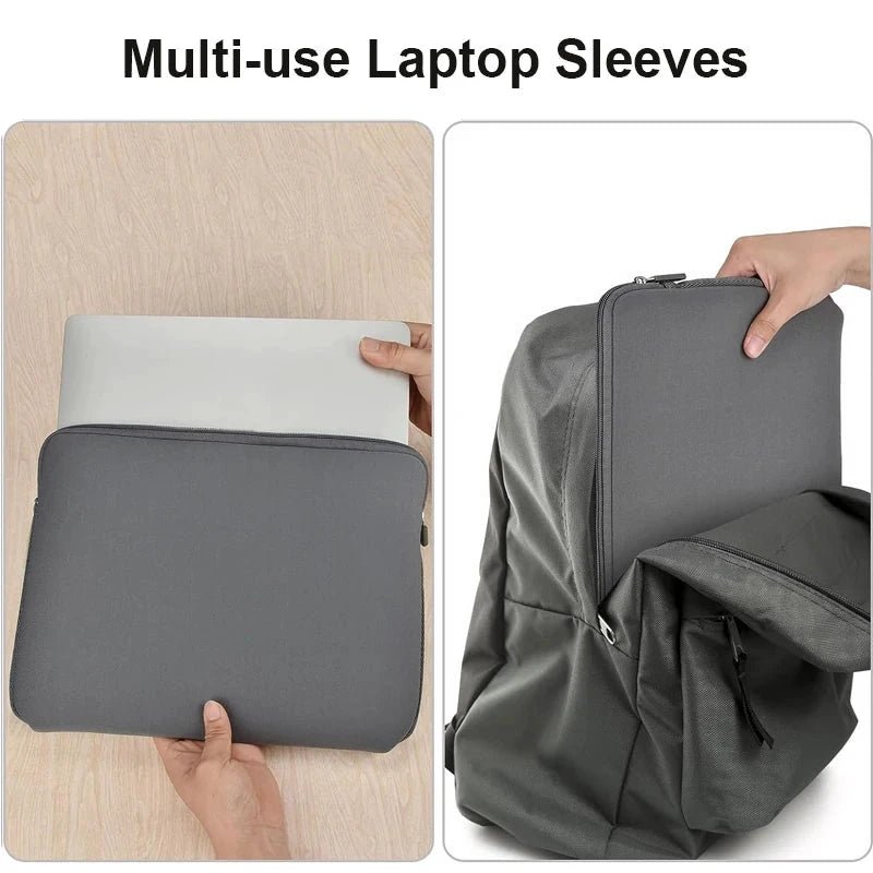 Laptop Bag For Xiaomi Lenovo Dell Notebook Computer Laptop Sleeve For Macbook Air Pro Retina 13 14 15 15.6 Inch Laptops Case MANDOTOS