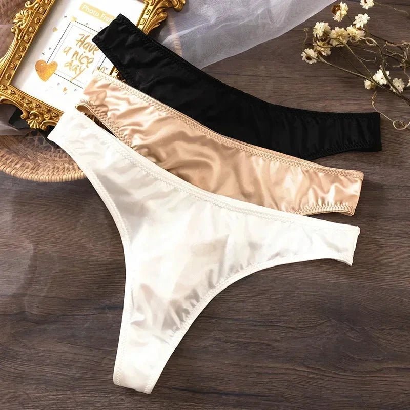 Ice Silk Panties Women Lingerie Underwear Low Waist Seamless Quick-drying Skin-friendly Breathable Briefs Women Intimates Brief MANDOTOS