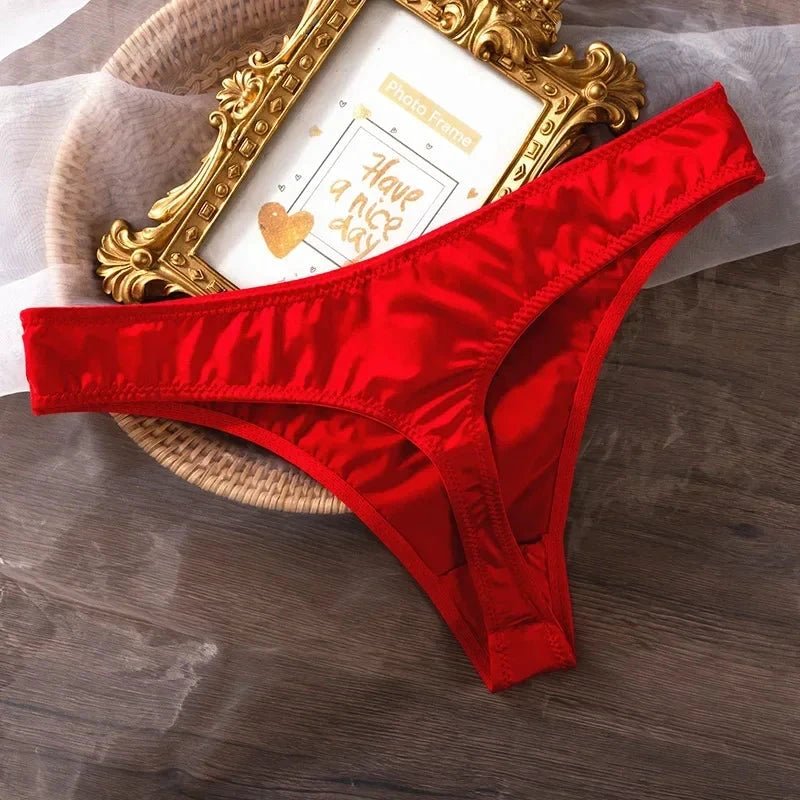 Ice Silk Panties Women Lingerie Underwear Low Waist Seamless Quick-drying Skin-friendly Breathable Briefs Women Intimates Brief MANDOTOS