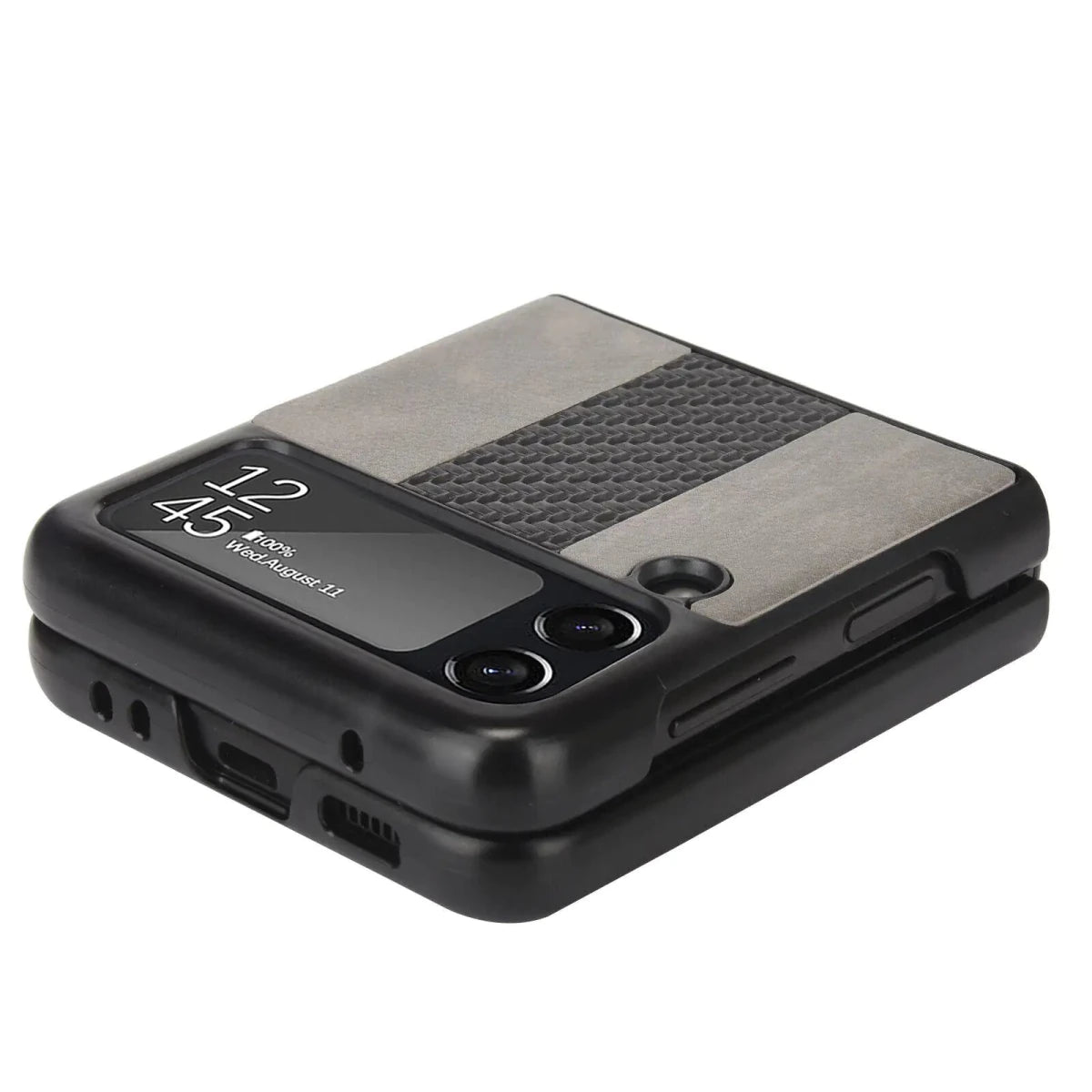 Samsung Z Flip 3 5G Leather Folding Case - MANDOTOS INTERNATIONAL