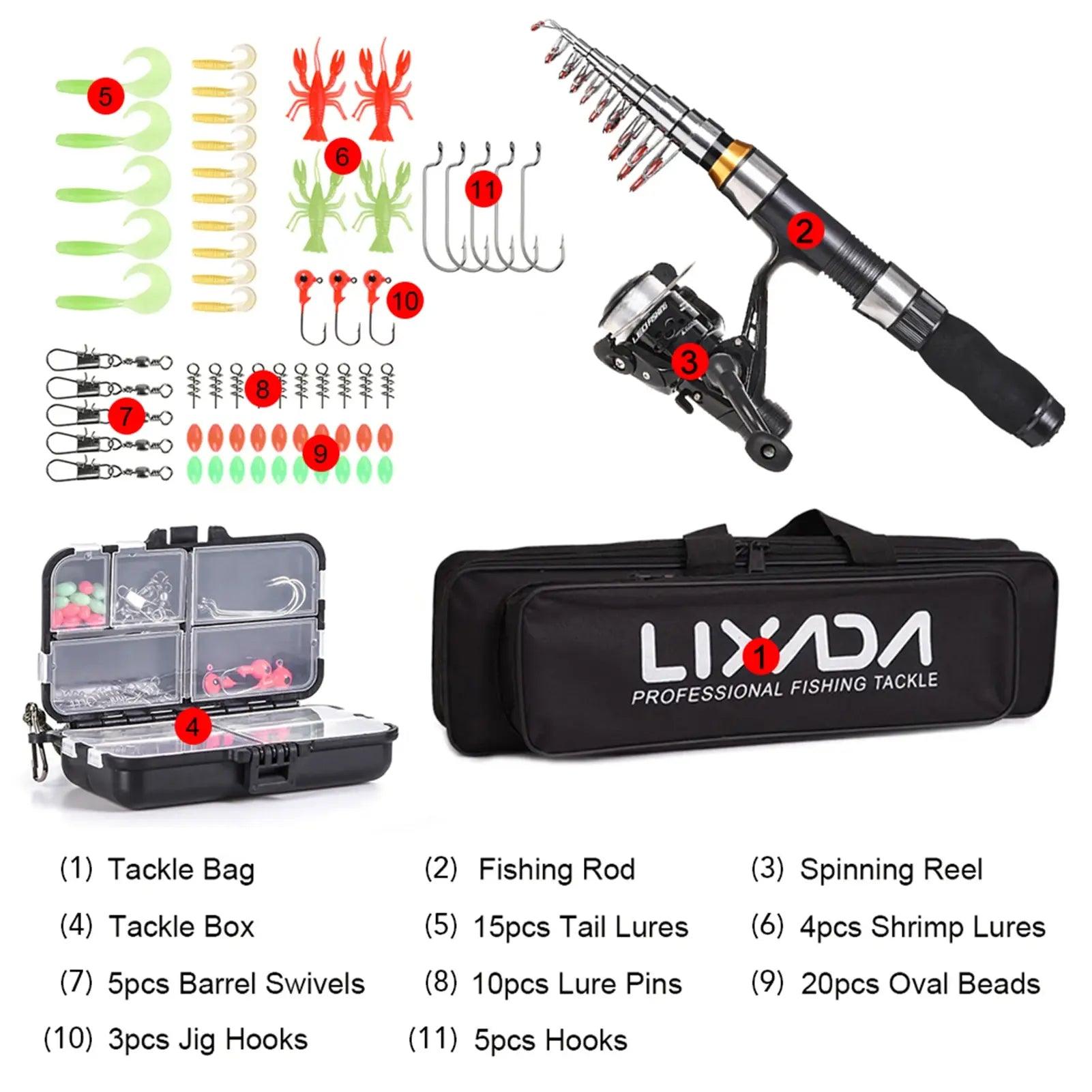 Portable Fishing Pro Rod Kit - MANDOTOS