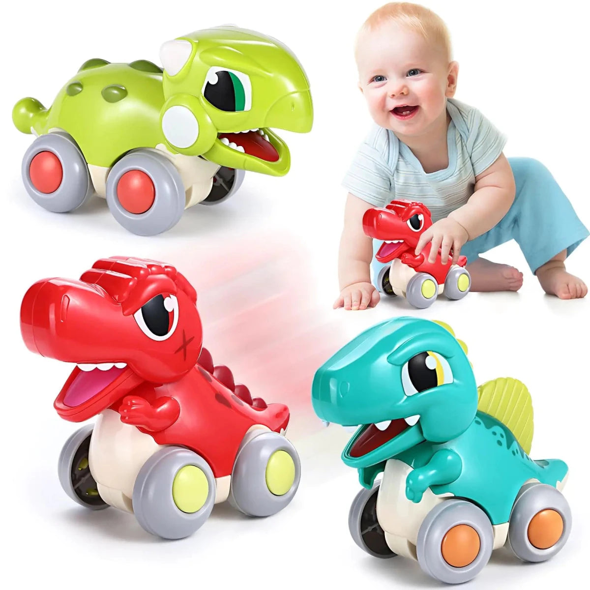 Dino Dash Toddler Car Toys - MANDOTOS INTERNATIONAL