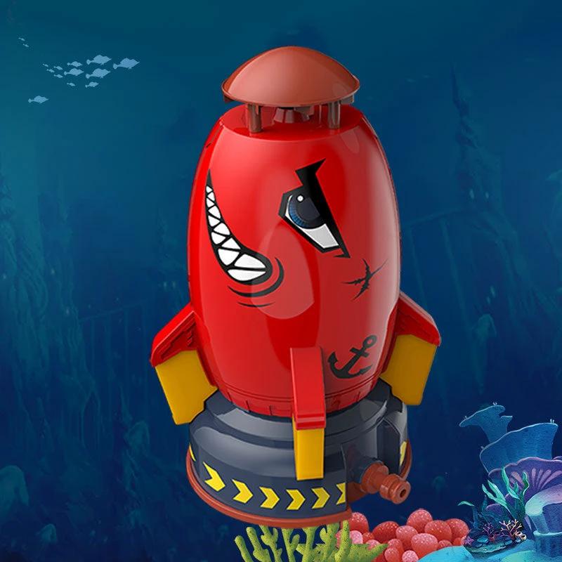 Rocket Launcher Toys Outdoor Rocket Water Pressure Lift Sprinkler Toy Interaction In Garden Lawn Water Spray Toys For Kids Summer Gadgets MANDOTOS