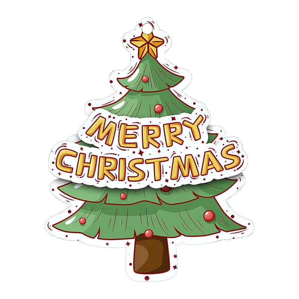 Mandotos Christmas Car Pendant Hanging Ornament for Car and Home Decoration Festive Holiday Decor - MANDOTOS