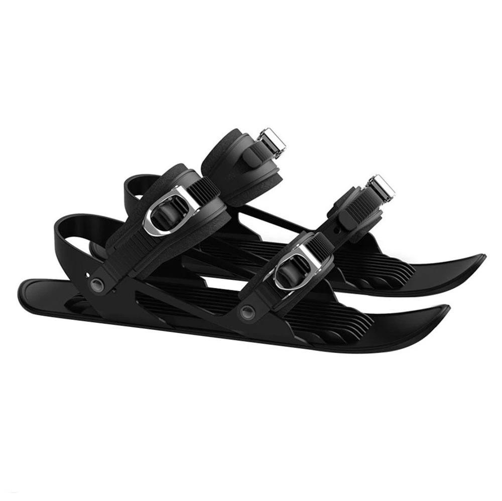 Mini Ski Skates - Portable Short Skiboard Adjustable for Snow - MANDOTOS