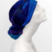 Fine Art Headscarf - Sapphire
