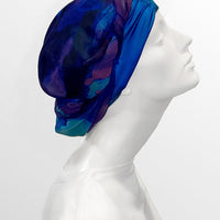 Fine Art Headscarf - Sapphire