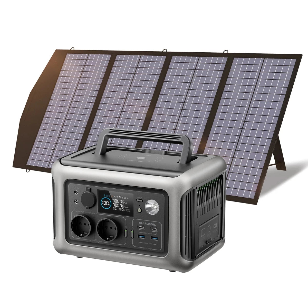 ALLPOWERS R600 Portable Powerstation - 299Wh 600W LiFePO4 Battery - MANDOTOS INTERNATIONAL