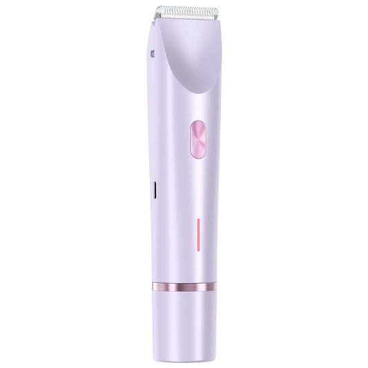 Ancient Energy 2-in-1 women’s electric hair remover with double head shaver and pubic hair trimmer, wet and dry body razor.