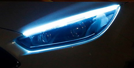 Ancient Energy car LED daytime running light strip with turn signal, flexible LED strip for vehicle lighting and signaling.