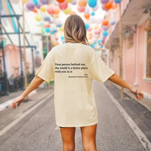 Ancient Energy women's fashion letter T-shirt with round neck, short sleeves, and slogan print, casual and stylish top.