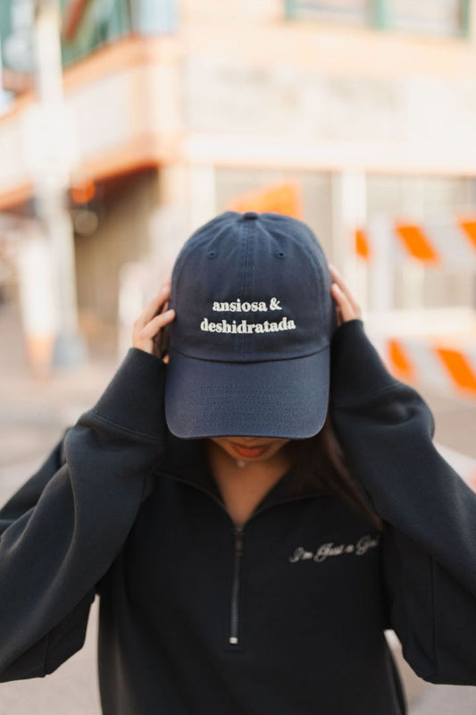 Ansiosa & Deshidratada Cap (Navy Blue)