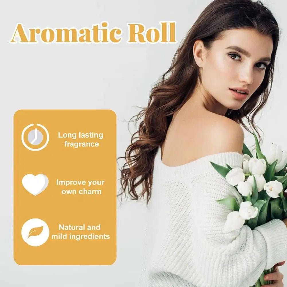 Arabian Gold Perfume Oil Roll On Bottle Long Lasting Fragrance Body Perfume Unisex Portable Long Lasting Scent Body Fragrance - MANDOTOS INTERNATIONAL