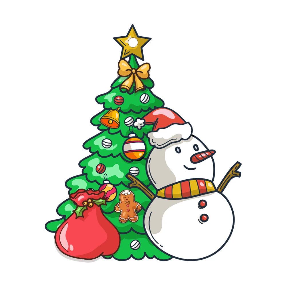 Mandotos Christmas Car Pendant Hanging Ornament for Car and Home Decoration Festive Holiday Decor - MANDOTOS