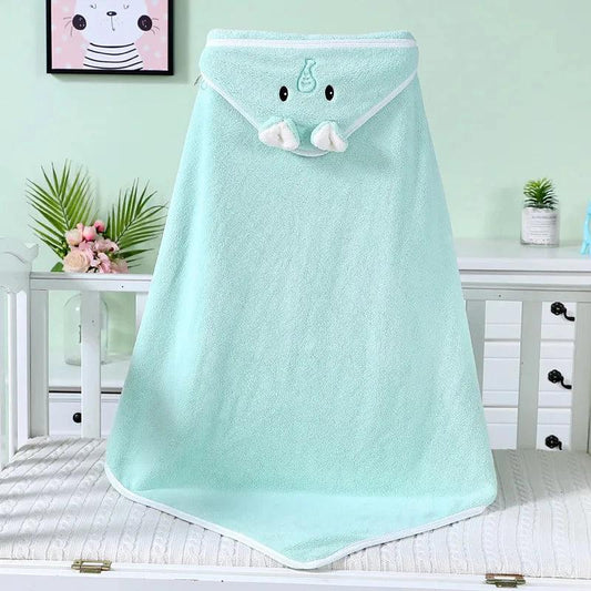 Baby Hooded Bath Towels Cartoon Animal Newborn Soft Towel Blanket Toddler Bathrobe Warm Sleeping Swaddle Wrap for Boys Girls - MANDOTOS