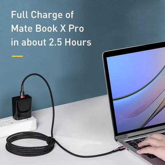Baseus USB Type C To USB C Cable For iPhone 15 100W/5A PD Fast Charging Charger Cord For Macbook Xiaomi Samsung Type-C Cable - MANDOTOS