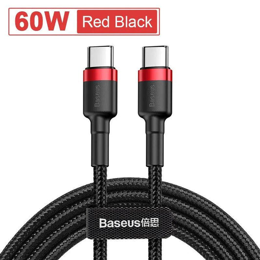 Baseus USB Type C To USB C Cable For iPhone 15 100W/5A PD Fast Charging Charger Cord For Macbook Xiaomi Samsung Type-C Cable - MANDOTOS