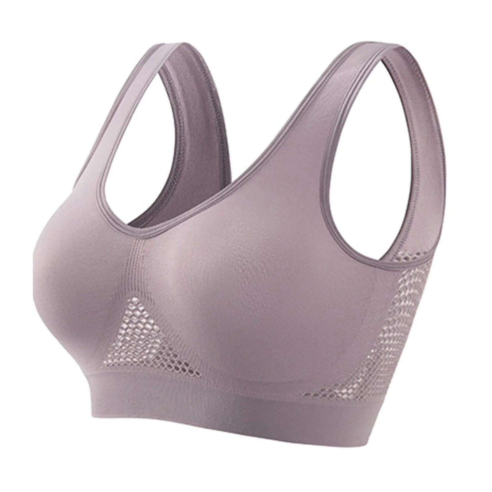 Beautiful Back Sports Bra Shockproof Running Fitness Anti-sagging Upper Collection Soft Support High-strength Women's Yoga Vest - MANDOTOS