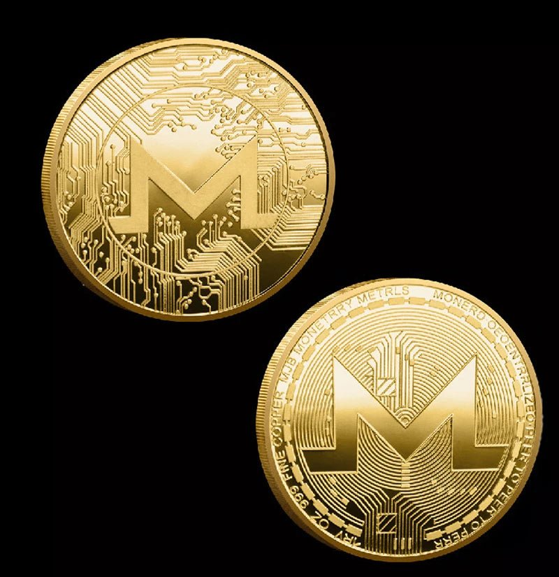 Bitcoin BTC ETH ADA XLM SHIB DOGE XRP SOL DOT LINK LTC UNI Coin Physical Metal Crypto Currency Coin Collection with Plastic Case - MANDOTOS INTERNATIONAL