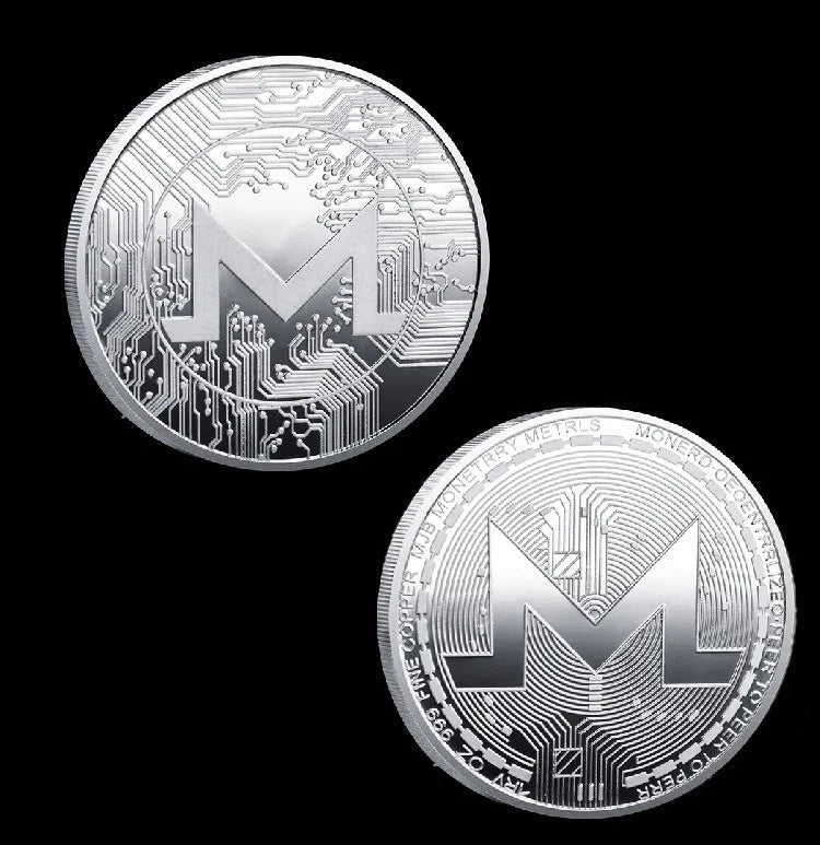 Bitcoin BTC ETH ADA XLM SHIB DOGE XRP SOL DOT LINK LTC UNI Coin Physical Metal Crypto Currency Coin Collection with Plastic Case - MANDOTOS INTERNATIONAL