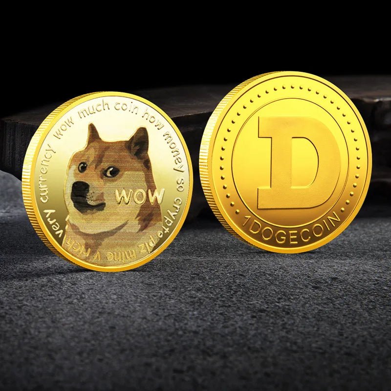 Bitcoin BTC ETH ADA XLM SHIB DOGE XRP SOL DOT LINK LTC UNI Coin Physical Metal Crypto Currency Coin Collection with Plastic Case - MANDOTOS INTERNATIONAL