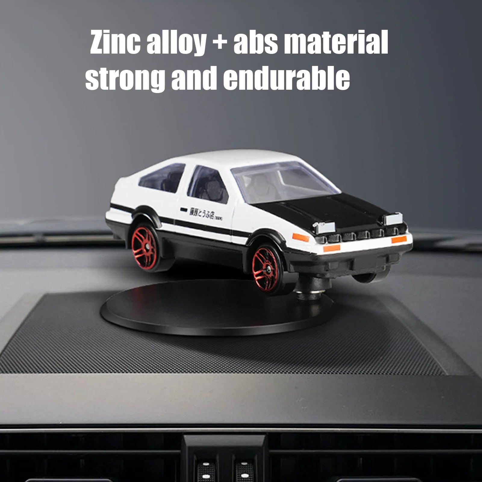 Car AE86 Drift Rotating Ornaments Auto Dashboard Turning AE86 Racing Model Deco Car Interior Classic Center Console Decoration - MANDOTOS