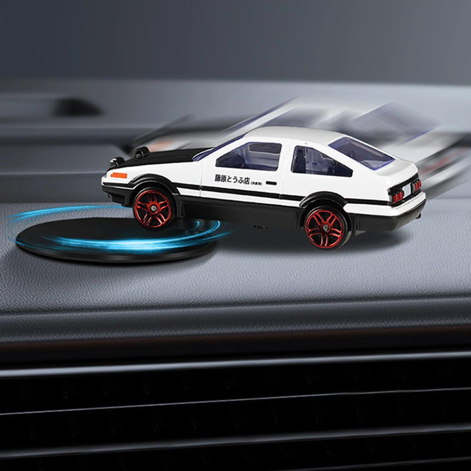 Car AE86 Drift Rotating Ornaments Auto Dashboard Turning AE86 Racing Model Deco Car Interior Classic Center Console Decoration - MANDOTOS