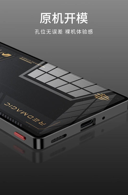 Case For Red Magic 9S Pro Case Transparent Phone Acrylic Back Cover For Nubia RedMagic 9S Pro Plus Aluminium Alloy Metal Frame - MANDOTOS
