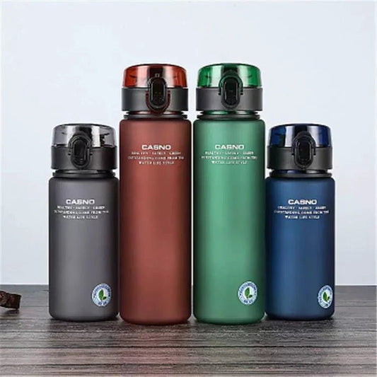 Casino Frosted Sports Water Bottle Plastic Portable Bottle With Lid For Men And Women - MANDOTOS