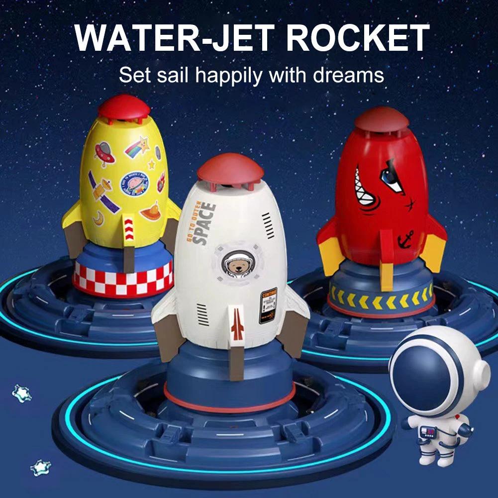 Rocket Launcher Toys Outdoor Rocket Water Pressure Lift Sprinkler Toy Interaction In Garden Lawn Water Spray Toys For Kids Summer Gadgets MANDOTOS