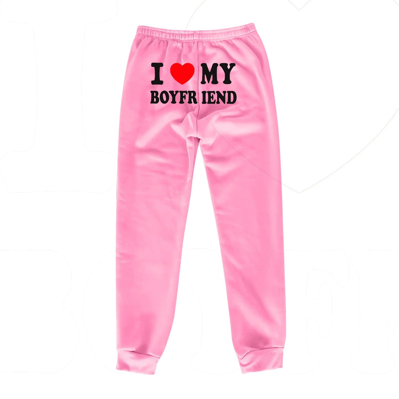 Chic Love Print Trousers - MANDOTOS