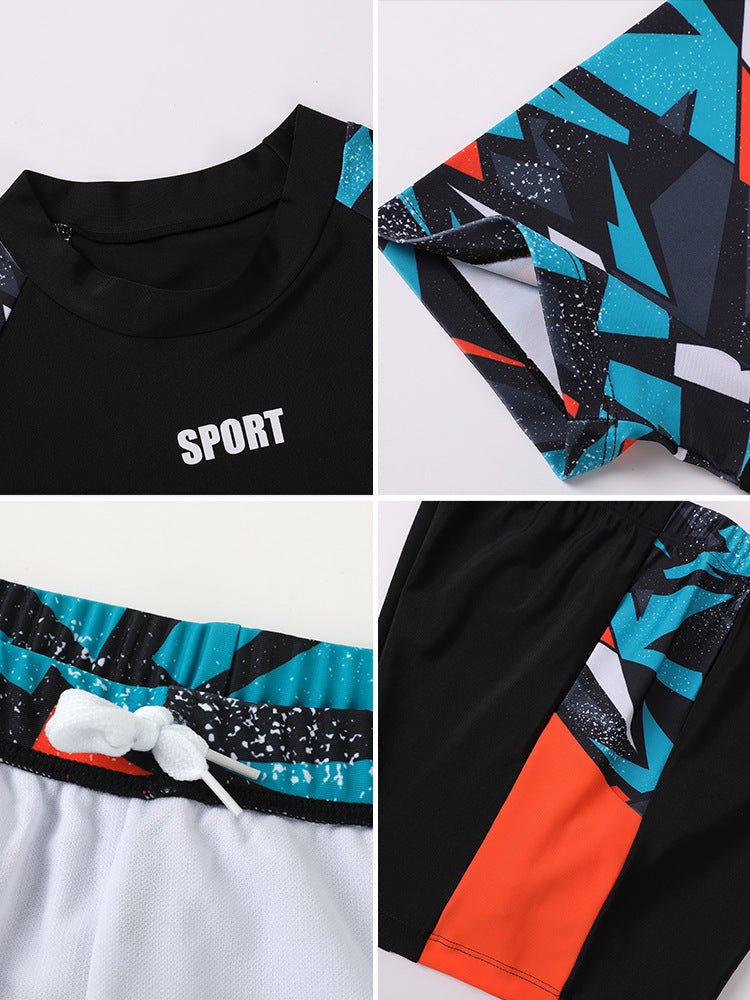 Children's Swimwear Boys' Swim Trunks 2026 New Model Kids' Swimwear for Older Children Youth Two-Piece Hot Spring Swimwear - MANDOTOS INTERNATIONAL
