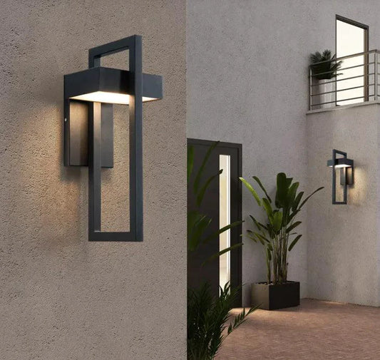 Mandotos Contemporary Patio Wall Light LED Weatherproof Outdoor Wall Lamp Energy Efficient Minimalist - MANDOTOS
