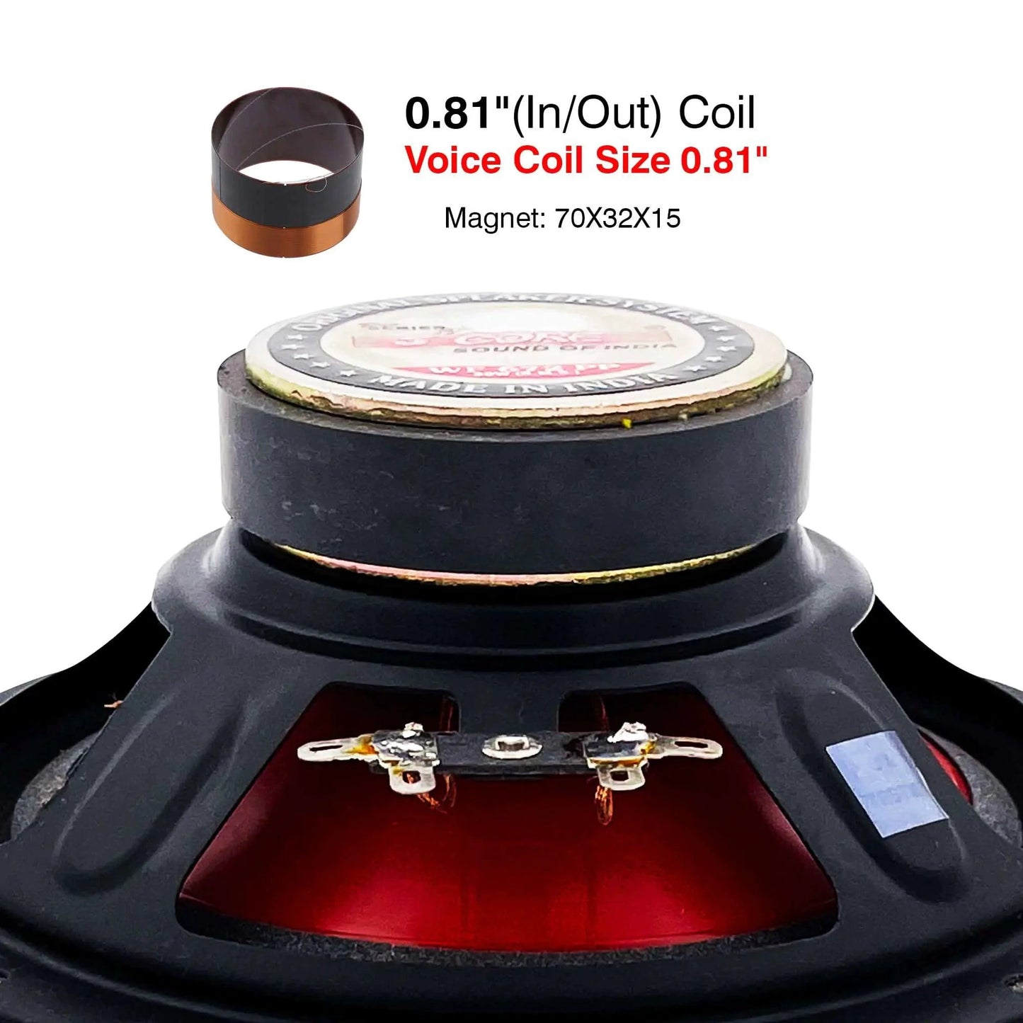 CoreBass 6 Inch 300W Car Subwoofer - MANDOTOS