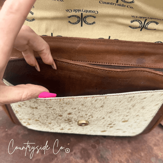 Grace Tooled Leather Purse by Countryside Co: Stylish & Functional Statement Piece - MANDOTOS