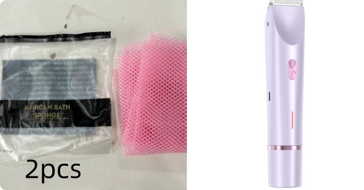 2 In 1 Hair Remover Women's Double Head Shaver Private Pubic Hair Trimmer Electric Razor Wet Dry Electric Body Hair - MANDOTOS INTERNATIONAL0