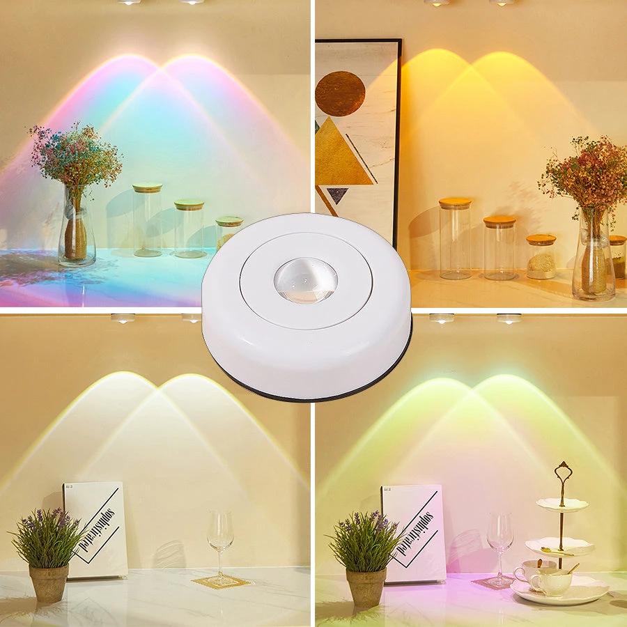 Ultralight Night Switch - Durable, Shockproof, Portable LED Light for Any Space - Battery Powered - MANDOTOS