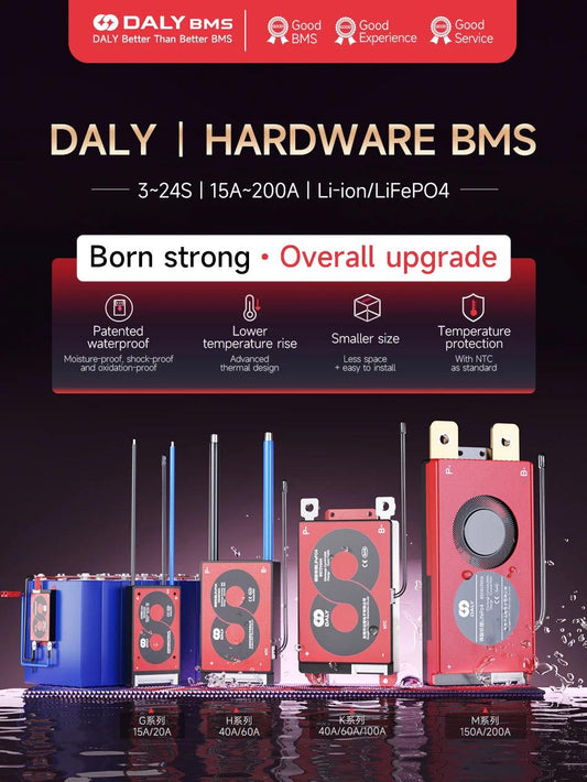 DALY BMS18650 NTC 10S 36V 13S 48V 20A 40A 60A Li-ion Battery with Balance Low High Temperature Cut Off Protection DalyBMS - MANDOTOS