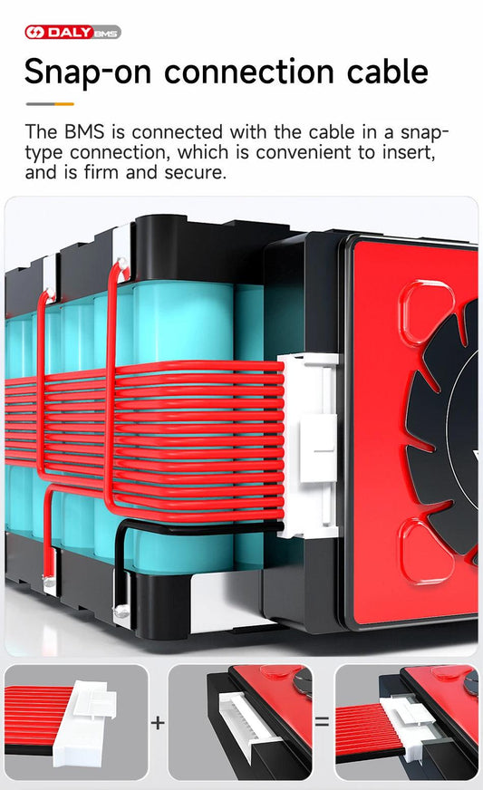 DALYBMS 20A 30A 60A For 4S12V Lifepo4 battery pack Li-ion 7S 24V 10S 36V Protect charge and discharge with passive balancer - MANDOTOS