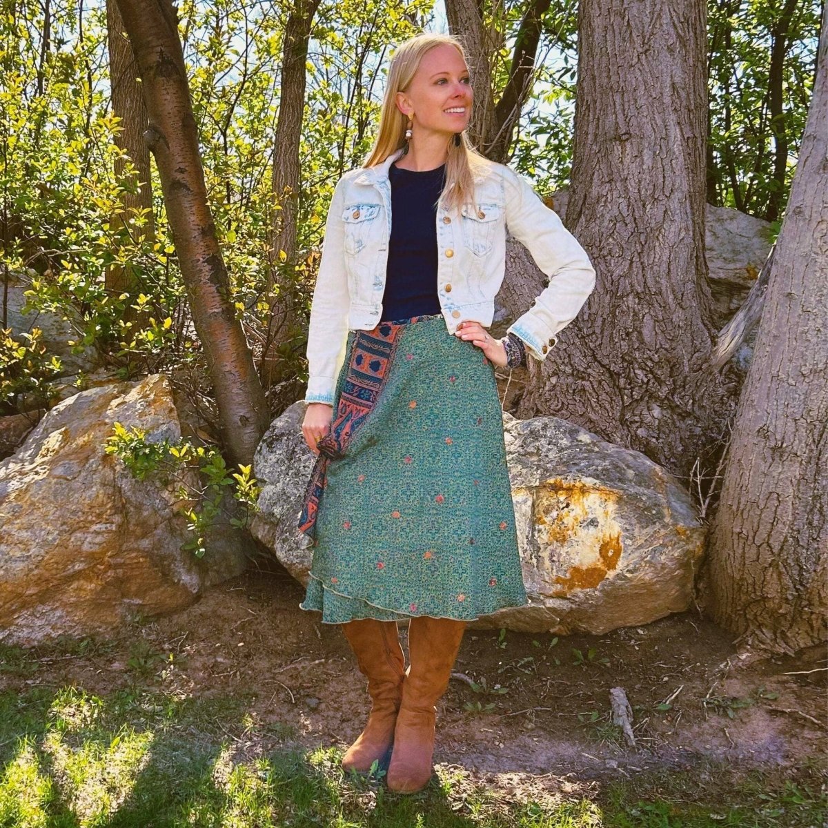 The Original Sari Wrap Skirt - MANDOTOS INTERNATIONALClothing and Accessories