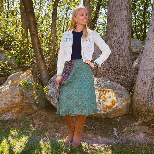 The Original Sari Wrap Skirt - MANDOTOS INTERNATIONALClothing and Accessories