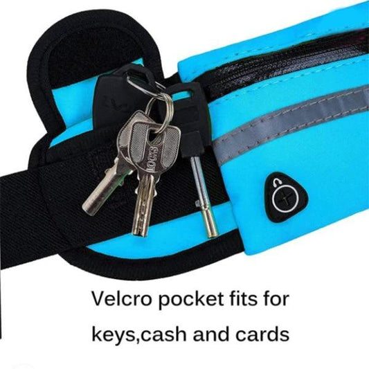 Fitness Waist Bag With Pocket Slim Running Jogging Belt Fanny Pack Bag For Hiking Cycling Workout Sports Gym Mandotos