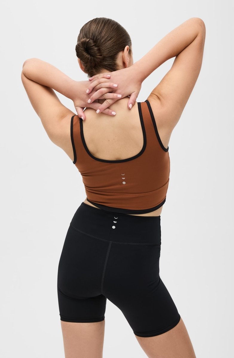 Lisse Bra Chestnut/Black - MANDOTOS INTERNATIONALTOPS
