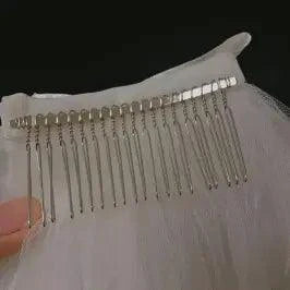 Ethereal Double Tiered Veil - MANDOTOS