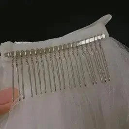 Ethereal Double Tiered Veil - MANDOTOS