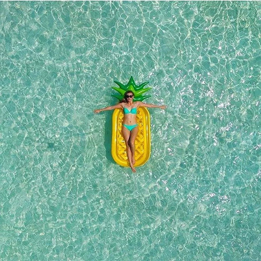 Pineapple Paradise Pool Float - Fun, Colorful Design for Ultimate Summer Vibes - MANDOTOS