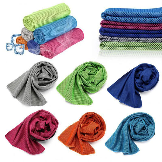 Sports Cooling Towels Cooling Towels, Cool Towel, Soft Breathable Chilly Towel, Microfiber Ice Cold Towel For Yoga, Golf, Gym, Camping, Running, Fitness, Workout & More Activities Mandotos