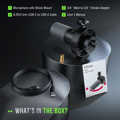 🎤 Elevate Your Voice with FIFINE K688 USB/XLR Dynamic Microphone - MANDOTOS