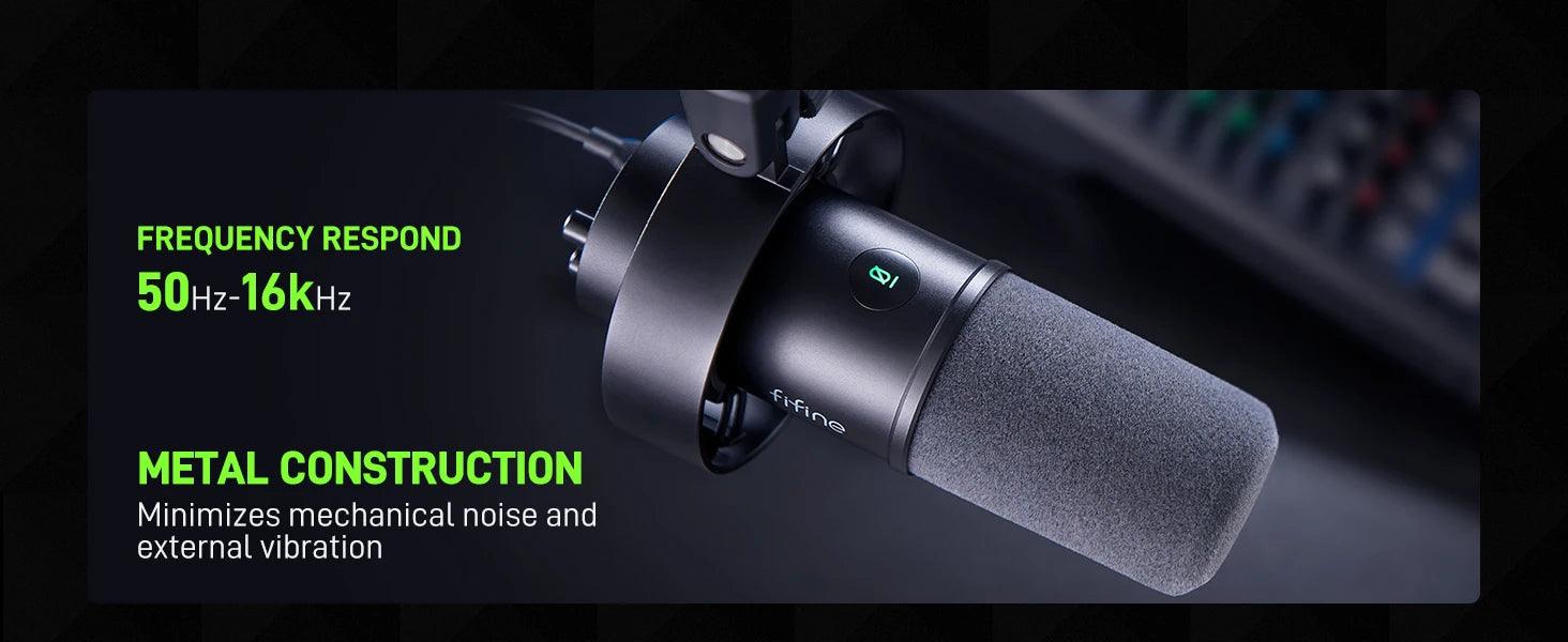 🎤 Elevate Your Voice with FIFINE K688 USB/XLR Dynamic Microphone - MANDOTOS